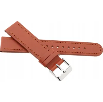 Řemínek na hodinky HNĚDÝ KOŽENÝ ŘEMÍNEK K HODINKÁM 16 mm JVD R41603