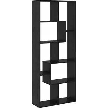 Knihovna Dělící regál Černý dub 67x25x161,5 cm Dřevěný materiál