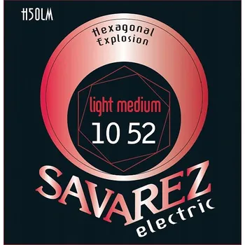 Struna pro kytaru a smyčcový nástroj Savarez (10-52) Nickel Hexagonal Explosion - Struny pro elektrickou kytaru