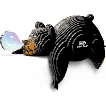 Puzzle Černý medvěd Eugy. Eko 3D puzzle