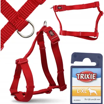 Postroj pro psa Trixie PREMIUM POSTROJ 75-100cm/25mm ČERVENÝ
