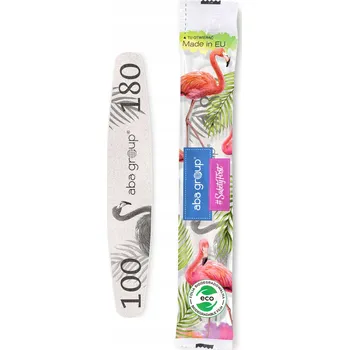 Pilník na nehty Aba Group Standard Plameňák elipsa 100/180