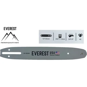 Vodící lišta UNIVERZÁLNÍ VODÍCÍ LIŠTA 12" 3/8LP 1,3mm 45ogn. EVEREST