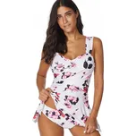 PLAVKY ŠATY DVOUDÍLNÉ KRAŤASY 4XL