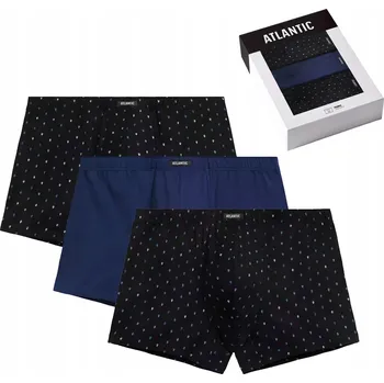 3-BALENÍ Pánské boxerky šortkového střihu Atlantic XL