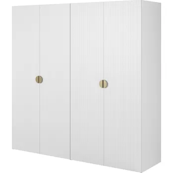 Šatní skříň Skříň Selsey Moonir 200 x 200 x 57 cm bílá