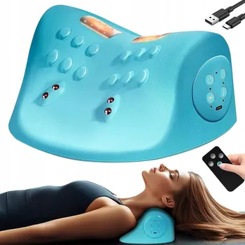 Masážní přístroj POLŠTÁŘ POD KRK MASÁŽ PÁTEŘE UVOLŇOVAČ KRKU ÚLEVA MASÁŽNÍ PŘÍSTROJ NA BOLEST