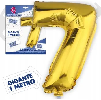 Balónek Ouda Party - 1M digitální balónek ve zlaté barvě