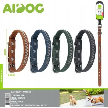 Obojek pro psa PU obojek s cool vzorem 2.0 -