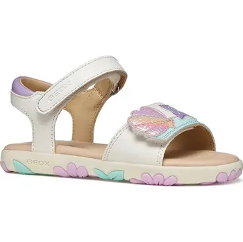 Dívčí sandály Dětské sandály Geox SANDAL HAITI J658ZB.05402.28.31 bílá 00X, EUR 28