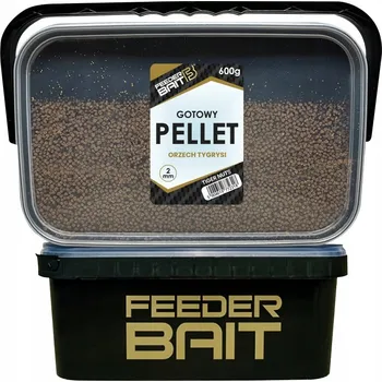 Hotové pelety 2mm 600g v kyblíku Feeder Bait - Tygří ořech