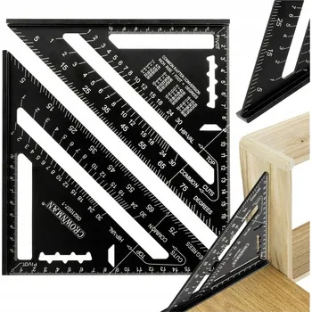 Úhloměr Univerzální úhelník CROWNMAN C0218 180