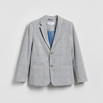 Chlapecká bunda Reserved - Elegantní blejzr - světle šedá - 231IM-09X - 231IM-09X-152