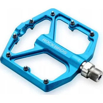 Pedál na kolo Platformové pedály Rockbros hliníkové modré