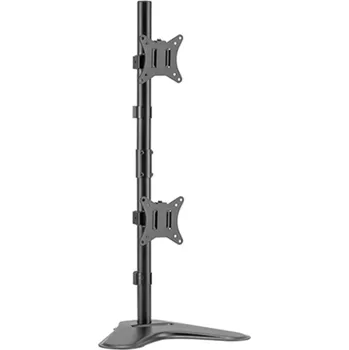 Notebook Držák monitoru Brateck LDT66-T02V dva kloubové úchyty nad sebou na tyčovém držáku samostatně stojící