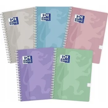 Blok Kroužkový Blok A4 linkovaný, mřížka Oxford, 80 listů