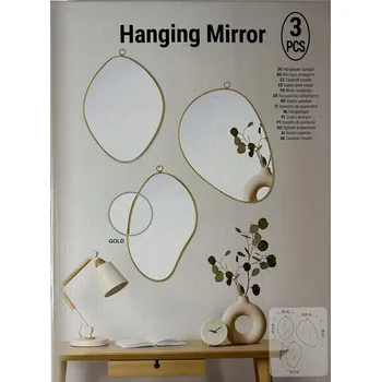 Zrcadlo Zrcadlo Závěsné zrcadlo 3 díly