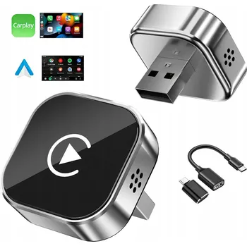 BEZDRÁTOVÝ ADAPTÉR ANDROID AUTO CARPLAY 2v1 USB-A/Type-C