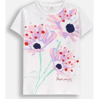 Chlapecké tričko Coccodrillo dětské tričko bílé bavlna velikost 146