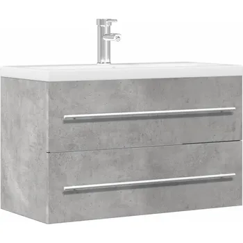 Koupelnový nábytek zahrada-XL Skříňka pod umyvadlo betonově šedá 80x38,5x48 cm kompozitní dřevo 856228
