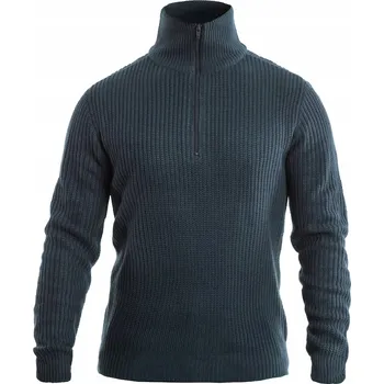 Pánský svetr Vojenský svetr BRANDIT Marine Troyer Navy 3XL