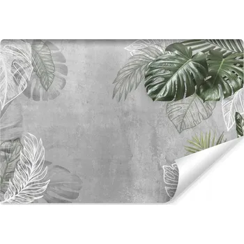 Fototapeta Fototapeta do obýváku Beton MONSTERA Listy 368x254
