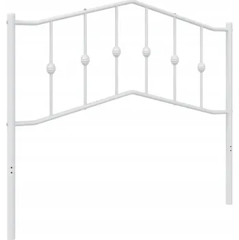 Kovové čelo, bílé, 107 cm