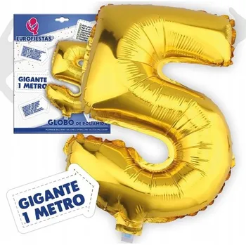 Balónek Ouda Party -1M digitální balónek ve zlaté barvě