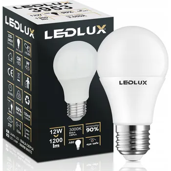 Žárovka LED žárovka LedLux E27 12W 1200lm 230V teplá bílá