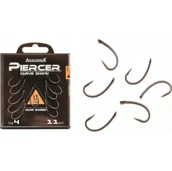Rybářský háček Háčky Anaconda CURVE SHANK MICRO BARB, 11 ks