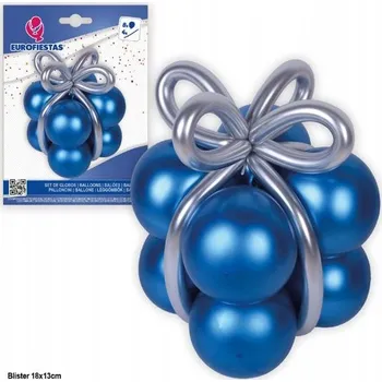 Balónek Ouda Party - Modré latexové balónky v krabičce