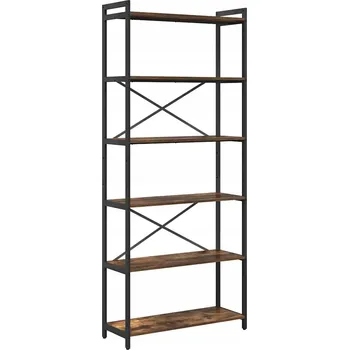 Knihovna Dřevěná police VidaXL 80 x 30 cm dub wenge