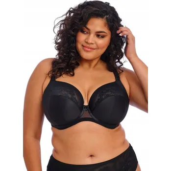 Podprsenka 34GG / 75J Elomi Nerina černá podprsenka s hlubokým výstřihem, nevyztužená