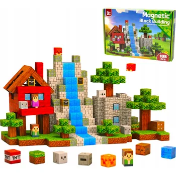 ostatní stavebnice Stavebnice 108 kusů Mega Sada Sada stavebních kostek