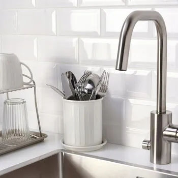 Obraz IKEA VALVARDAD odkapávač na příbory ocel do kuchyně