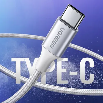 Datový kabel Kabel Ugreen USB - USB typ C 0,5 m bílý