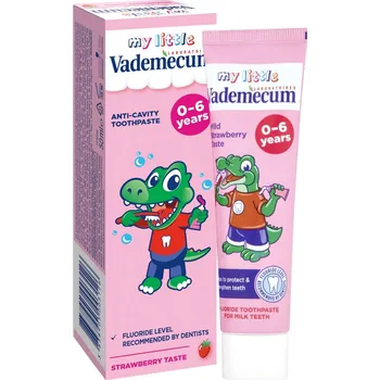 Dentální hygiena Vademecum Junior 0-6 let jahoda 50 ml
