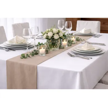 ubrus Orbytex Ubrusová štola v metráži š. 35cm - BA06 béžová 35 cm metráž