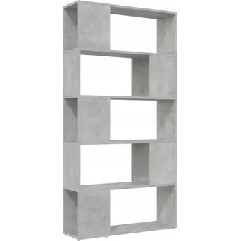 Knihovna Regál VidaXL 80 cm x 155 cm x 24 cm, šedý