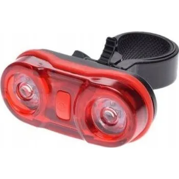 Cyklosvítilna Zadní světlo na kolo 2 x 0,5 W LED
