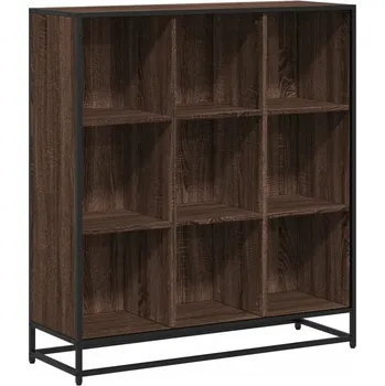 Knihovna Regál, hnědý dub, 97,5x33x107,5 cm