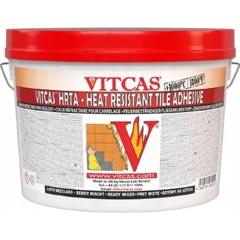 Průmyslové lepidlo Žáruvzdorné lepidlo na obklady Vitcas HRTA 1000°C 5 kg