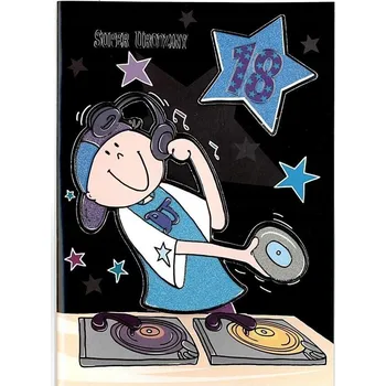 Obraz Přání k 18. narozeninám B6 Premium 1 + obálka / Panorama