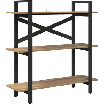 Knihovna VidaXL Knihovna, provedení řemeslný dub, 100 x 33,5 x 102 cm