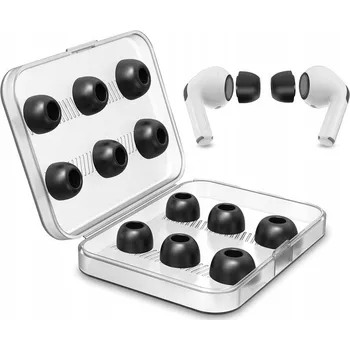 Příslušenství pro sluchátka Nástavce / Špunty do uší New Bee NB-AF03 pro AirPods Pro, 12 kusů