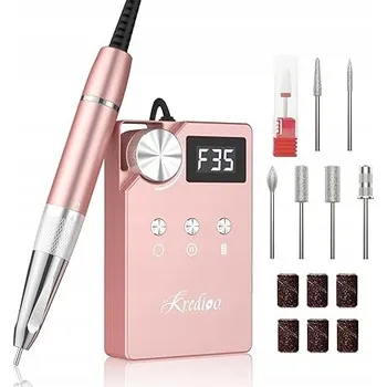 Profesionální Bruska na nehty Sada se 7 frézami pro manikúru a pedikúru