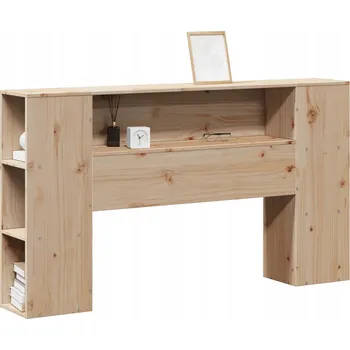 Čelo postele s úložným prostorem 135 cm masivní borovice