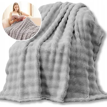 Prostěradlo Deka z mikrovlákna Madley 200 cm x 220 cm šedá