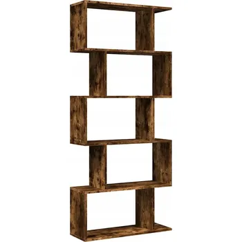 Knihovna Regál VidaXL 70 cm x 161 cm x 24 cm, provedení dub antik