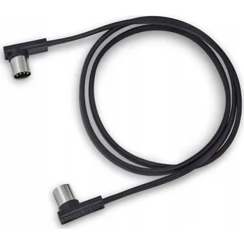 elektrický kabel MIDI kabel Rockboard s plochými konektory, 1 m